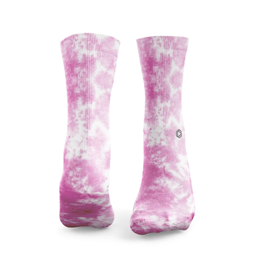 TIE DYE SOCKS PINK- HEXXEE