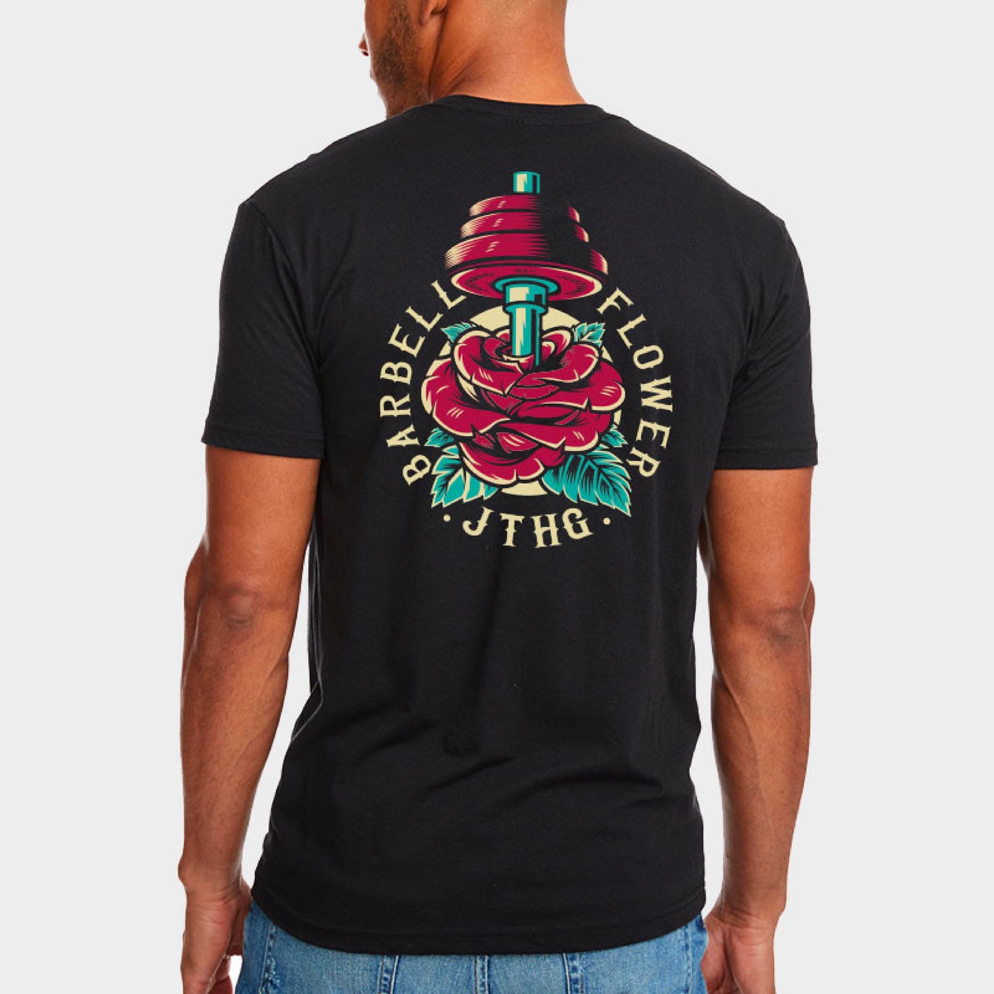 T-SHIRT BARBELL FLOWER - JUSTHANG